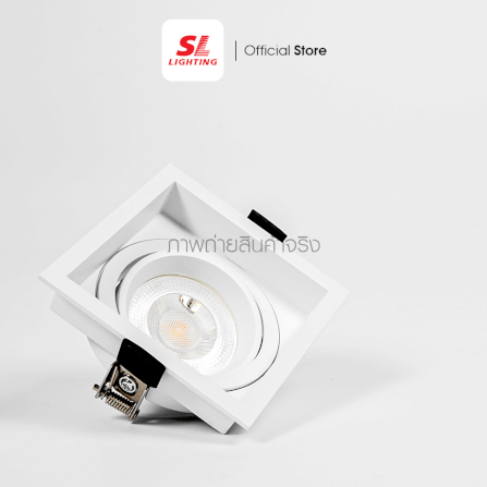 ดาวน์ไลท์ SL LIGHTING 584 สีขาว สี่เหลี่ยม_3